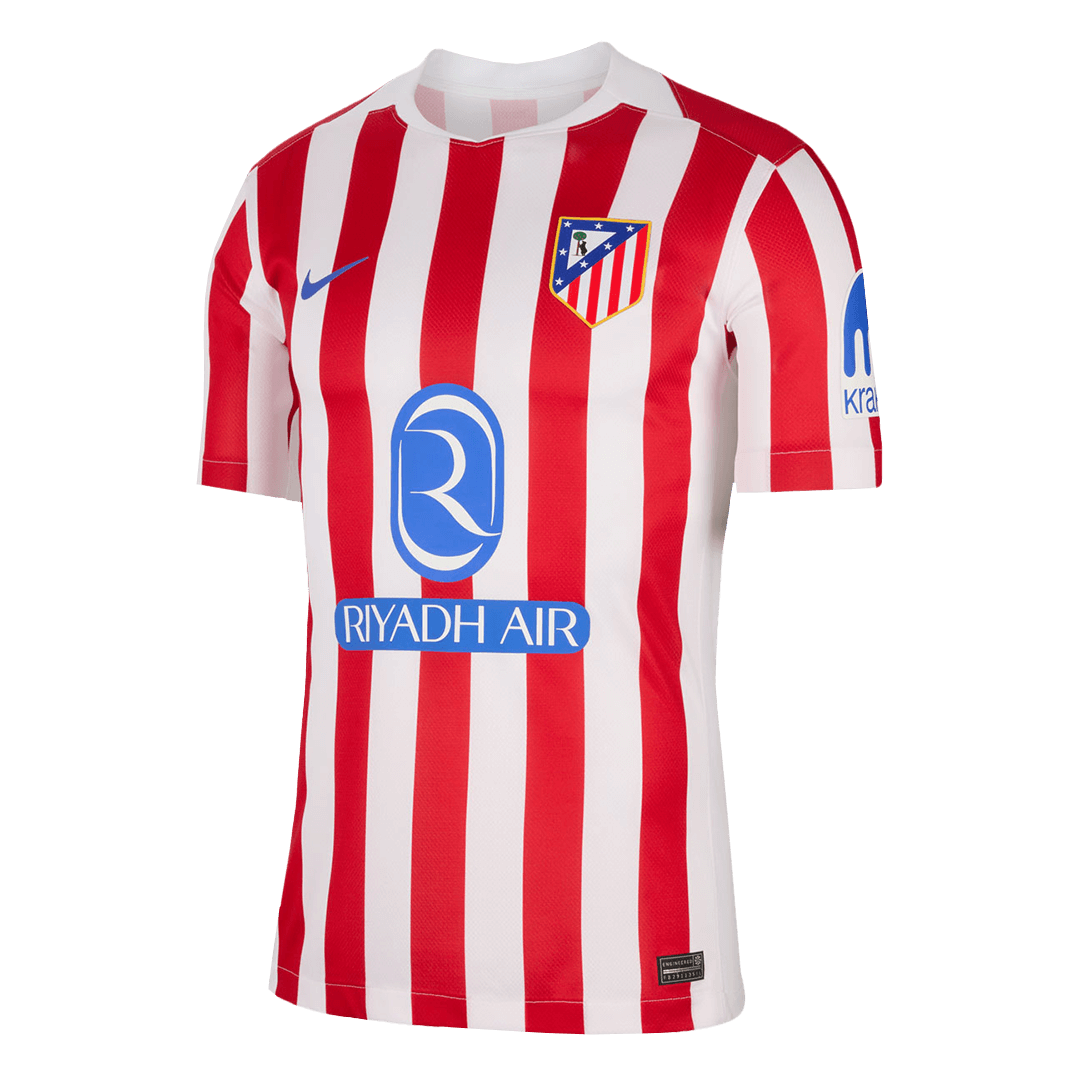 J.ALVAREZ #19 Atletico Madrid Hjemme Herrer Fan-drakt 2025/26