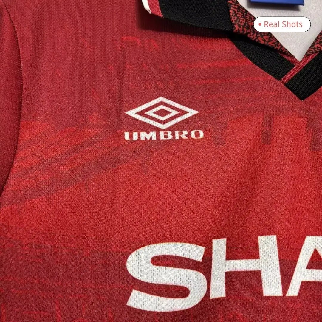 Manchester United 1994/96 Hjemme Retro drakt