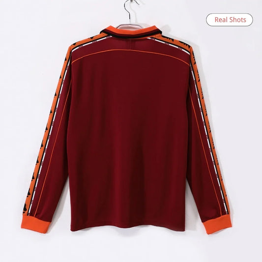 Roma 1998/99 Hjemme Retro drakt Langermet