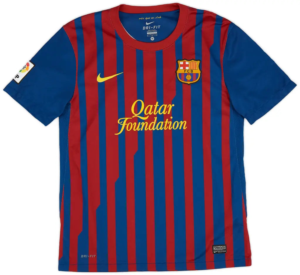 Messi #10 Barcelona 2011/12 Hjemme Retro drakt