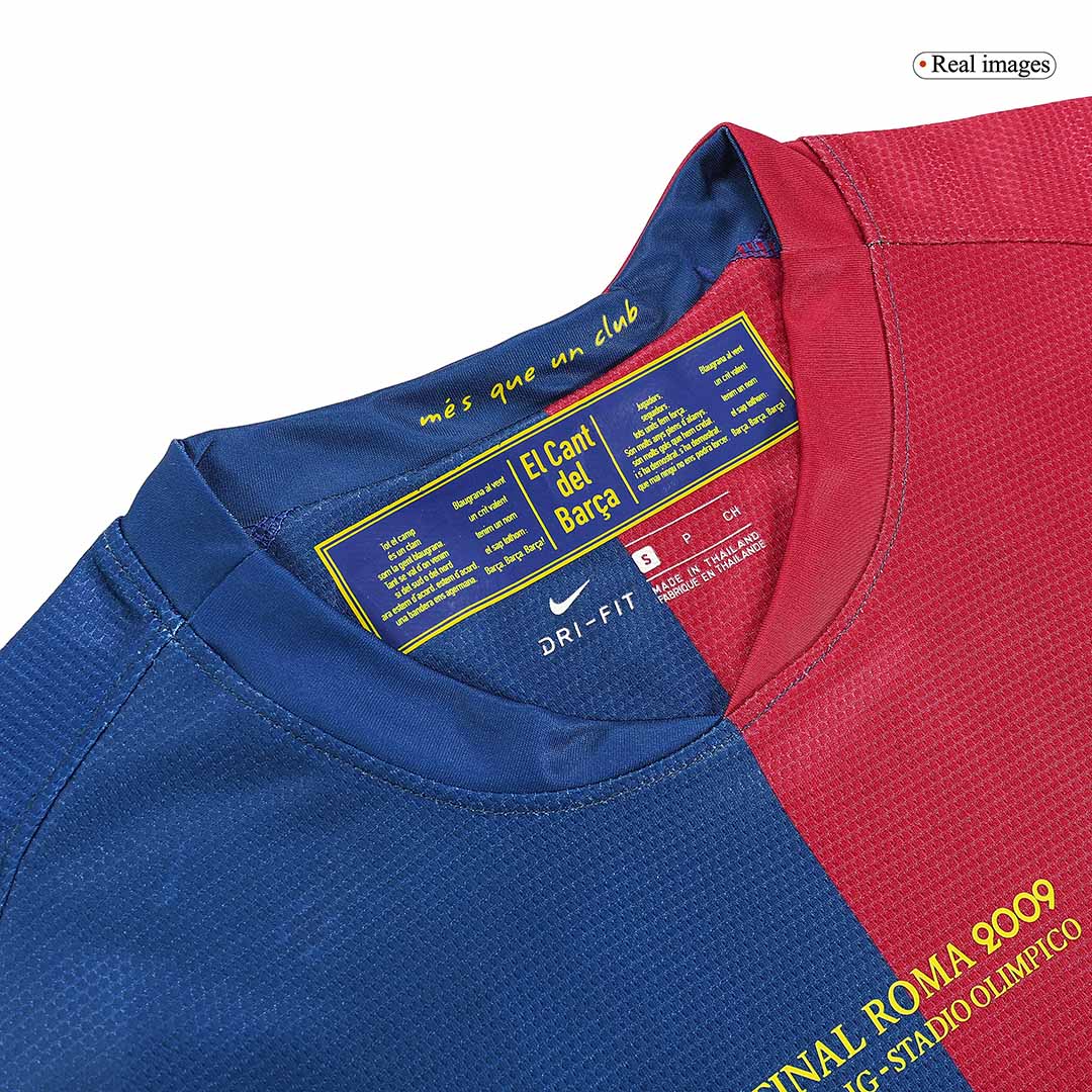 Barcelona MESSI #10 Barcelona 2008/09 Hjemme Retro drakt – UCL