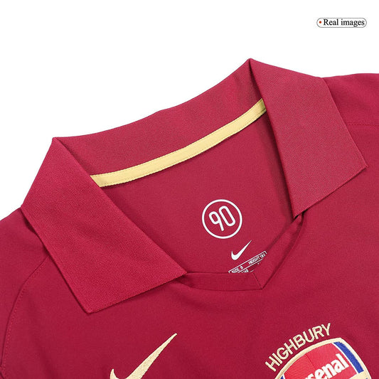 BERGKAMP #10 Arsenal 2005/06 Hjemme Retro drakt