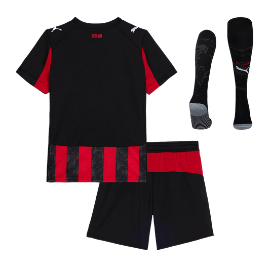 AC Milan Hjemme Barn Draktsett 2025/26 – Trøye + Shorts + Strømper