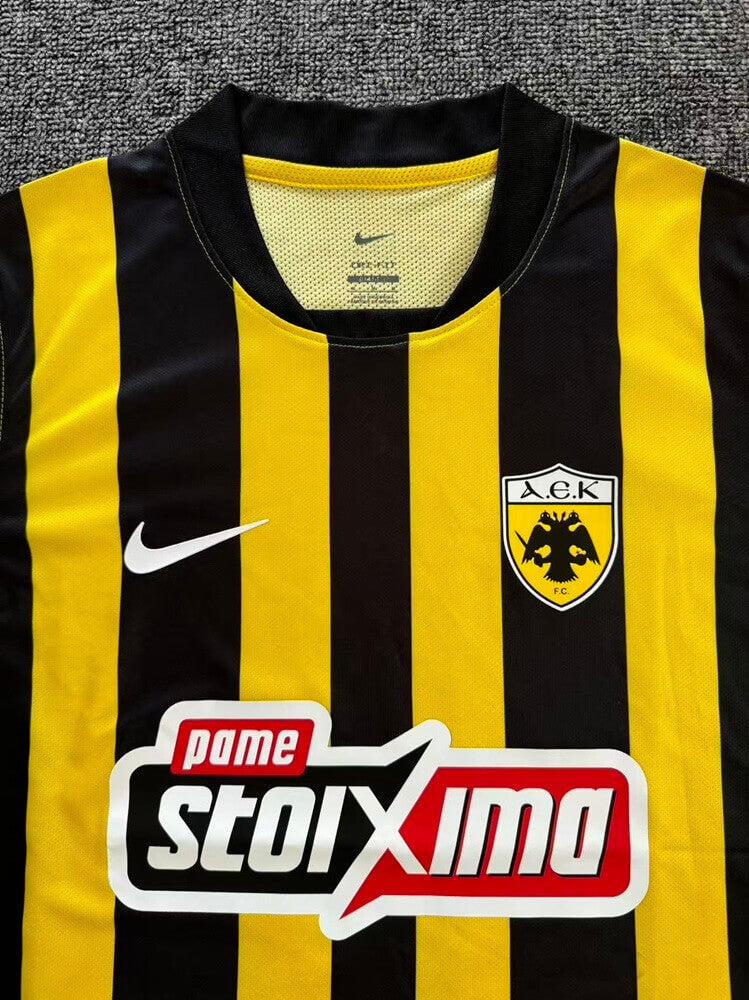 AEK Athens Hjemme Herrer Fan-drakt 2025/26