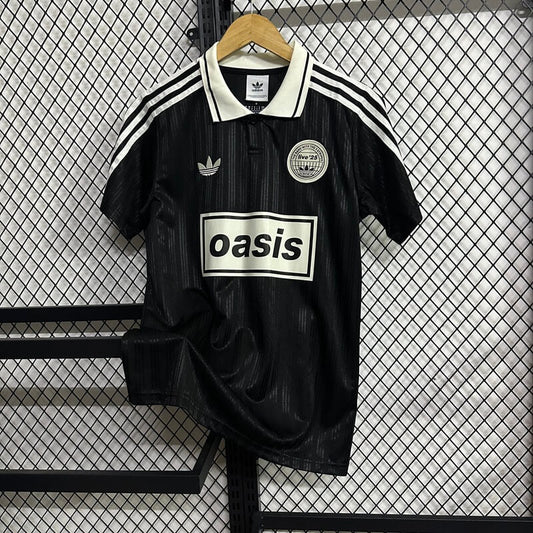 Fotballdrakt Ad x Oasis Tour Svart Jacquard Herrer Fan-drakt
