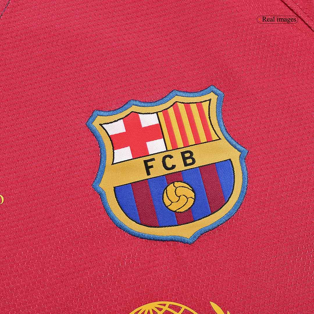 Barcelona 2008/09 Hjemme Retro drakt Langermet – UCL-finale
