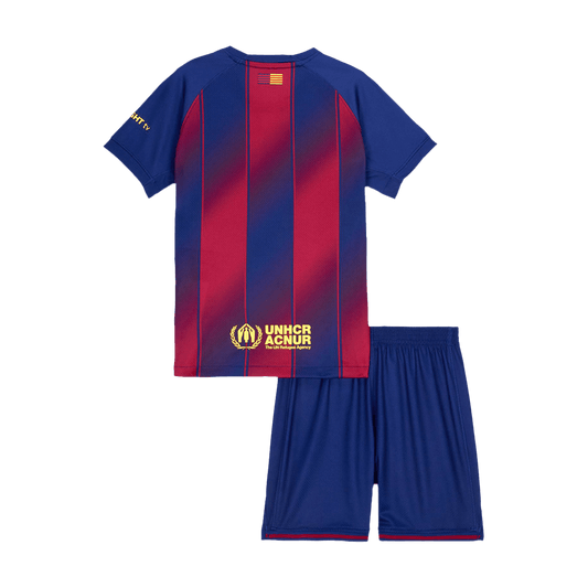 Barcelona Hjemme Barn Drakt + Shorts 2025/26