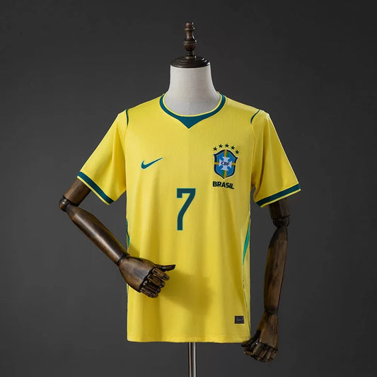 Brasil Hjemme Herrer Fan-drakt Vini Jr. #7 – VM 2026