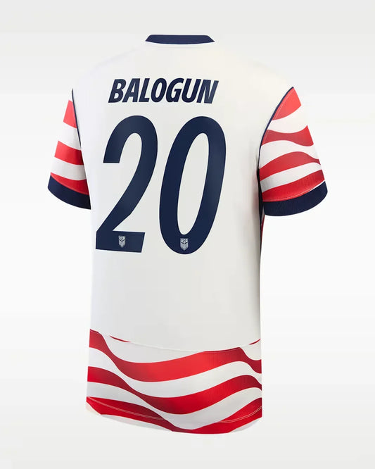 USA Hjemme Herrer Fan-drakt Folarin Balogun #20 – VM 2026