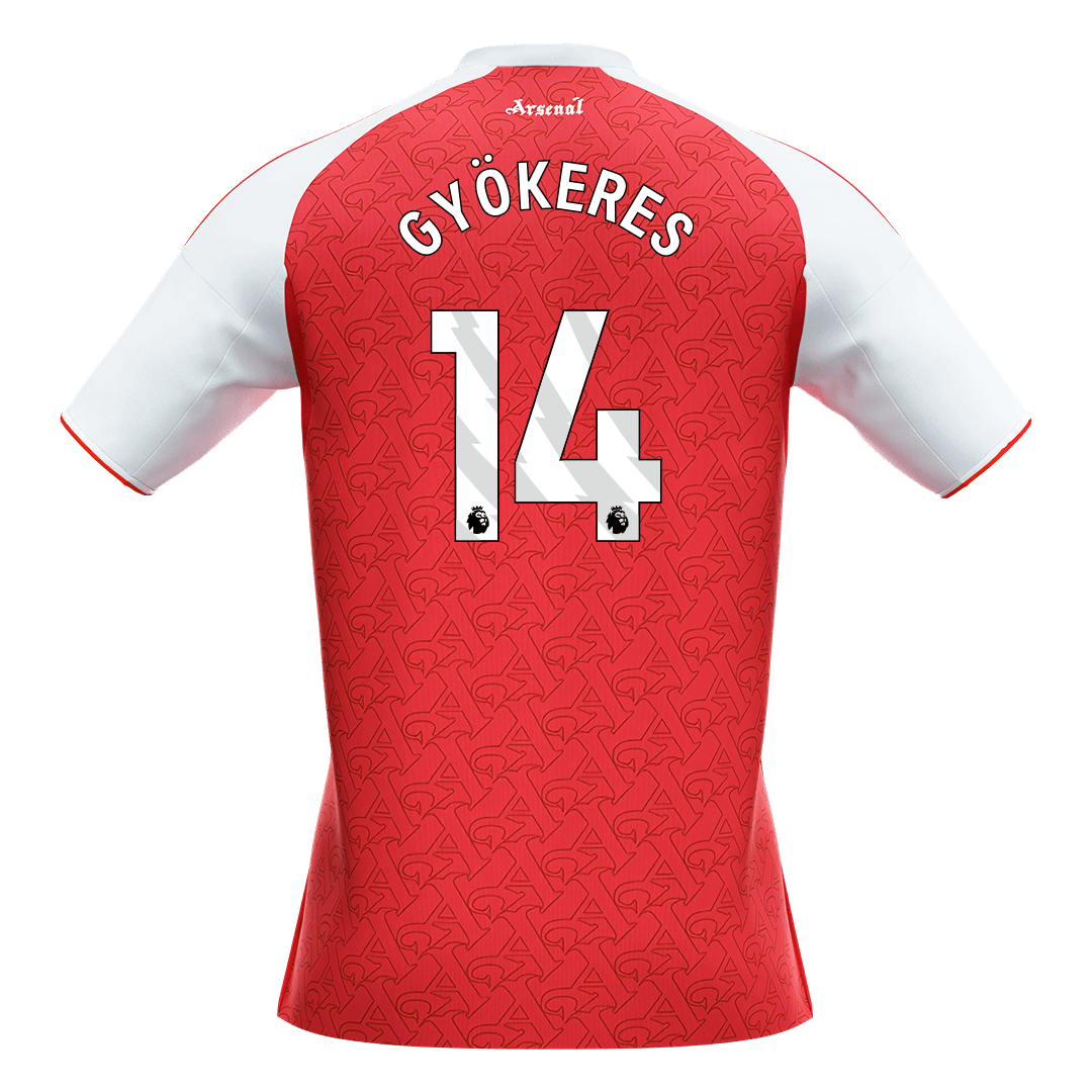 GYÖKERES #14 Arsenal Hjemme Herrer Fan-drakt 2025/26