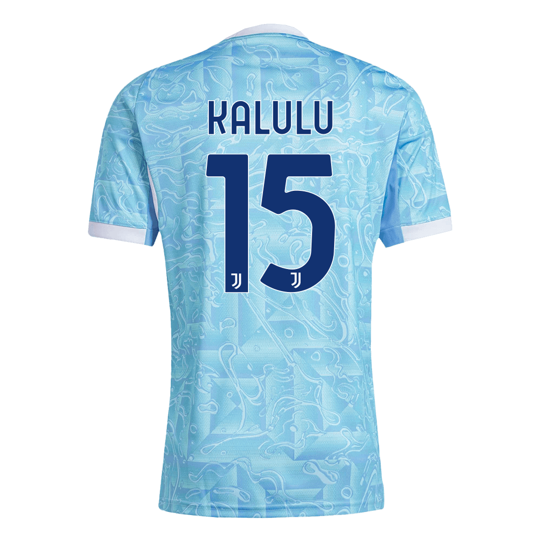 KALULU #15 Juventus Borte Herrer Fan-drakt 2025/26