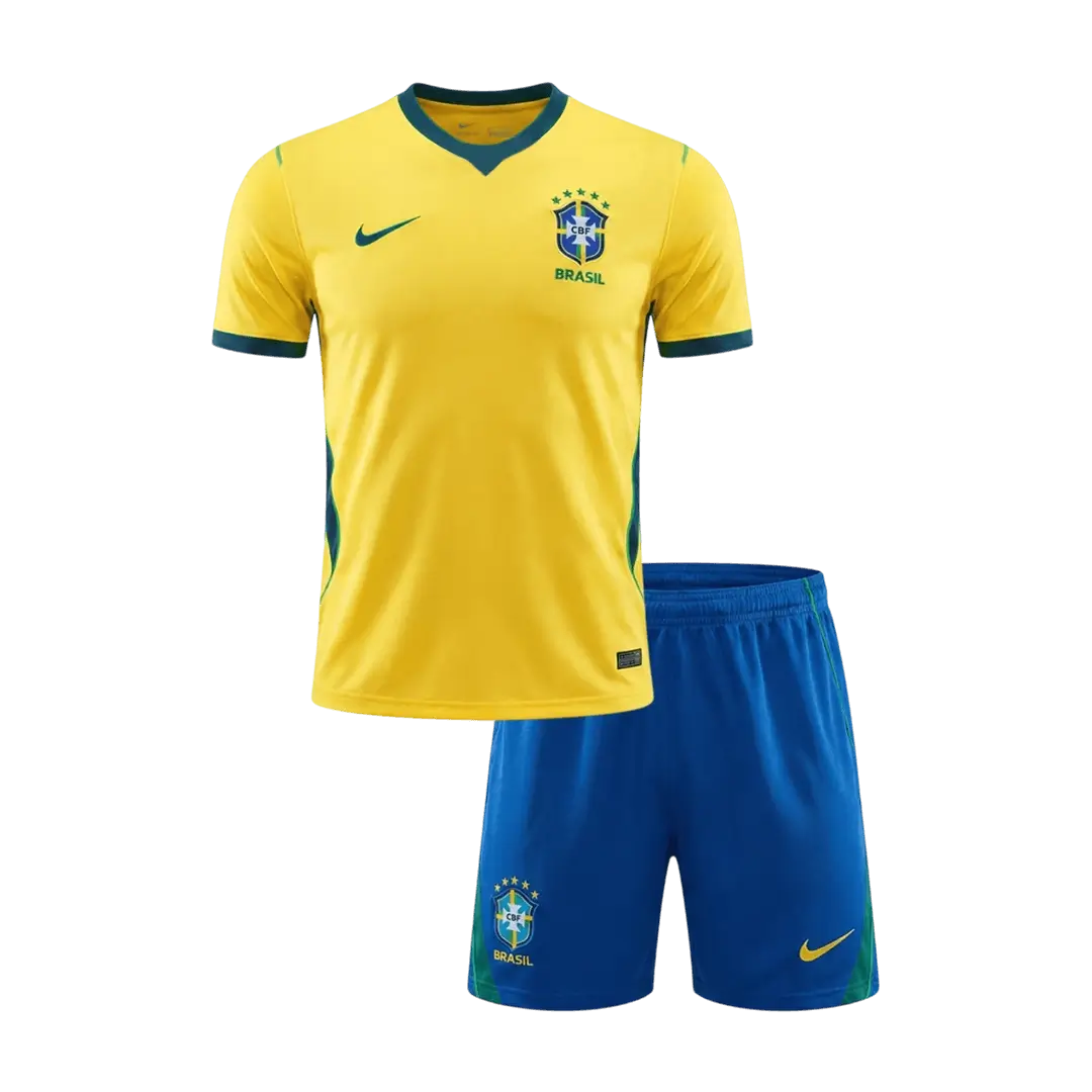 Brasil Hjemme Barn Draktsett – VM 2026