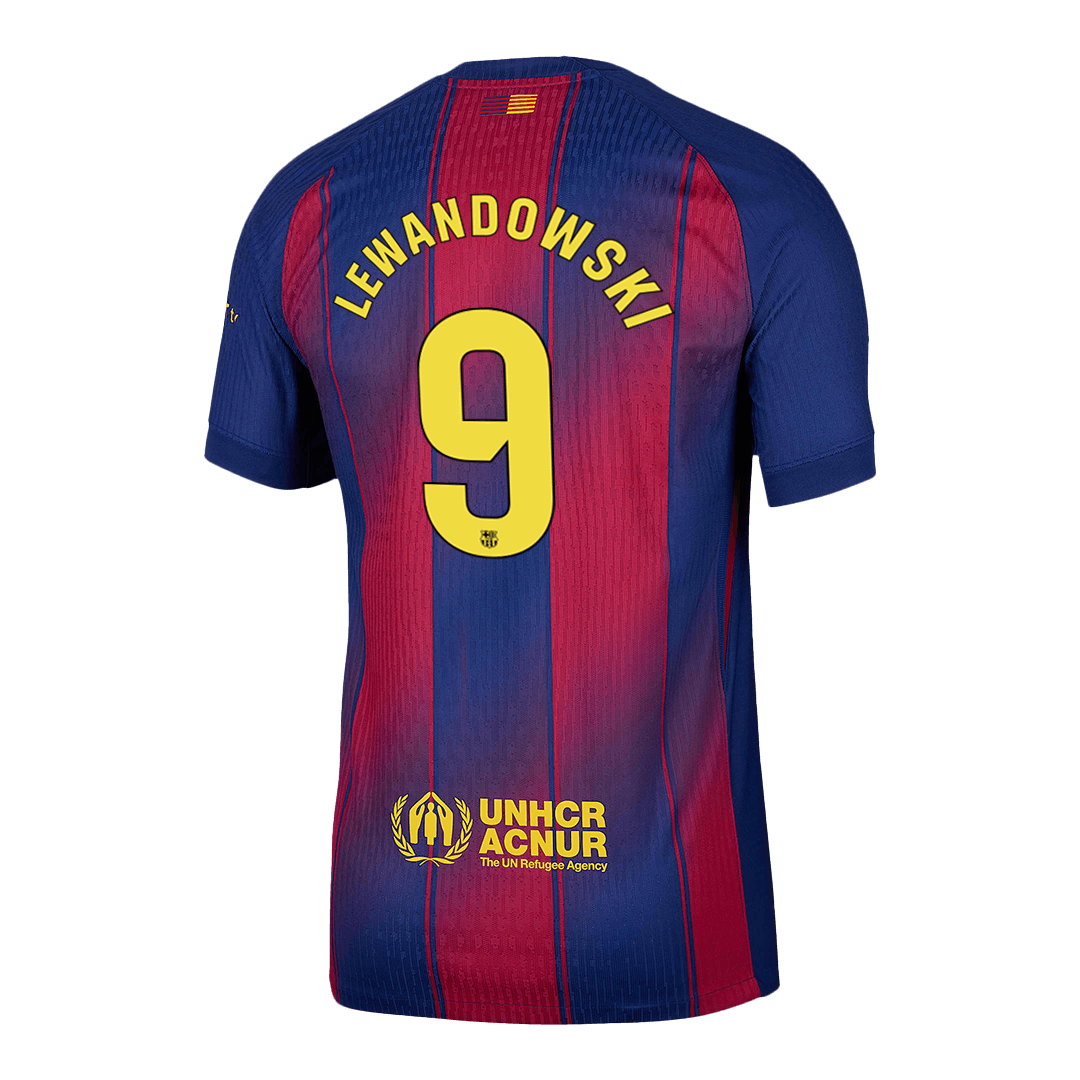 LEWANDOWSKI #9 Barcelona Hjemme Herrer Matchdrakt 2025/26