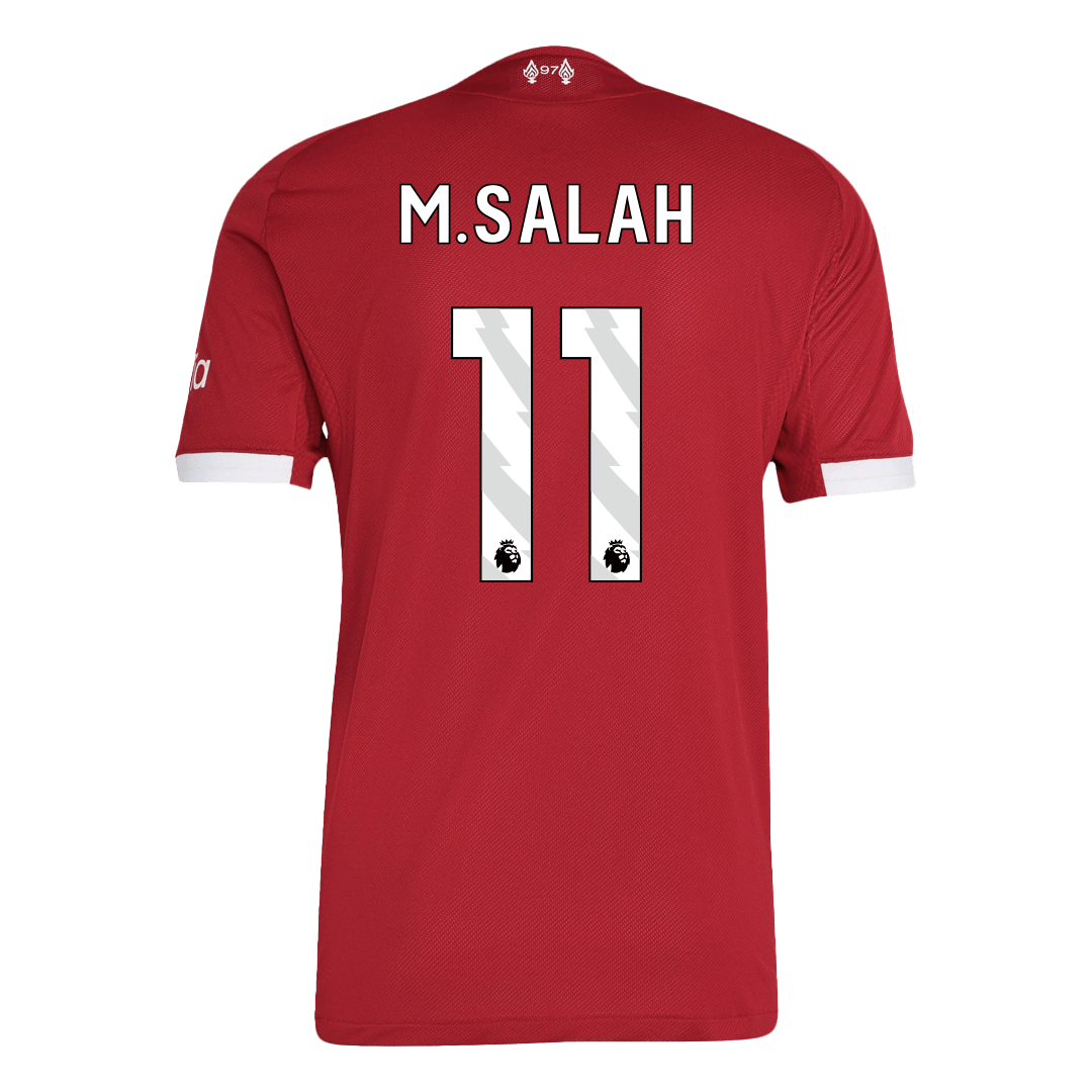 M.SALAH #11 Liverpool Hjemme Herrer Matchdrakt 2025/26