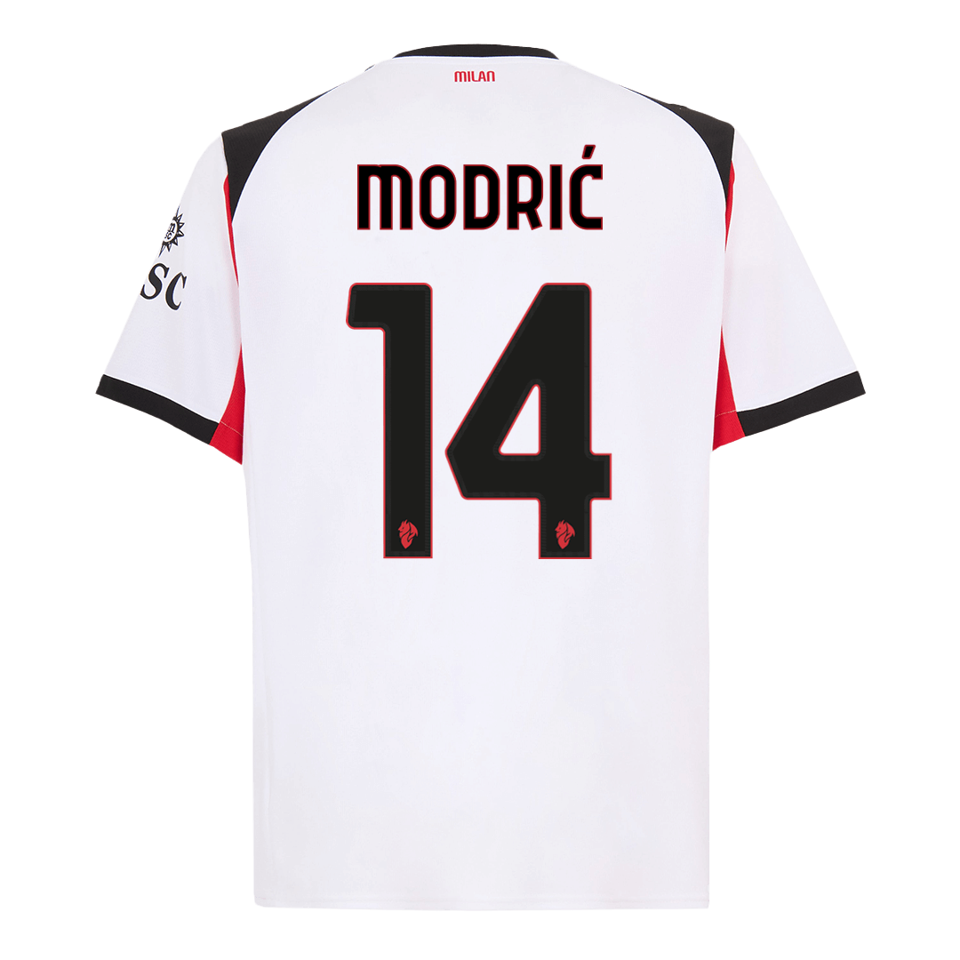 AC Milan Borte MODRIĆ #14 Herrer Fan-drakt 2025/26