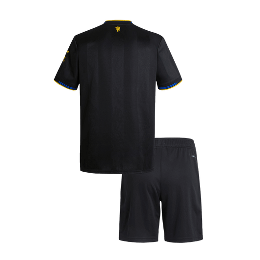Manchester United Tredje Barn Drakt + Shorts 2025/26