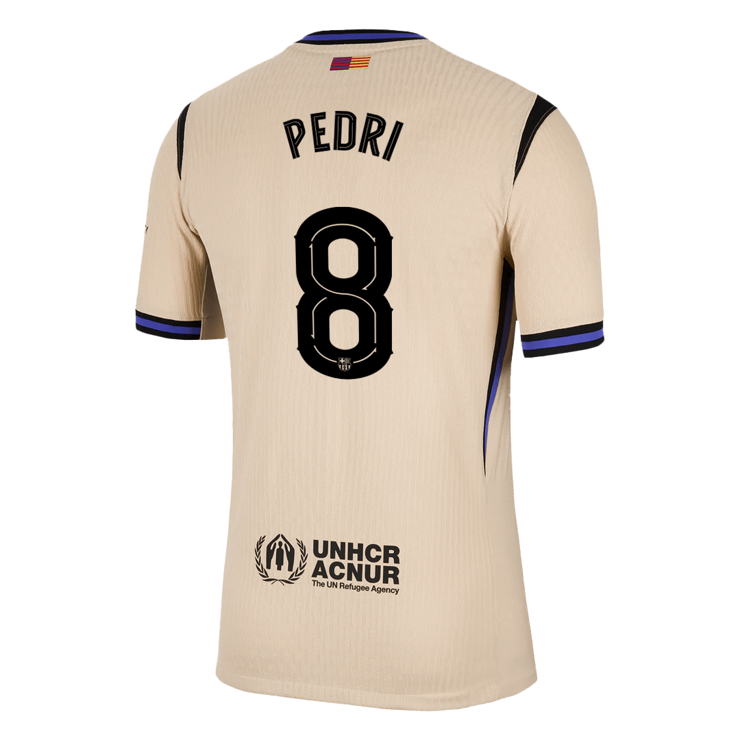PEDRI #8 Barcelona Borte UCL Herrer Matchdrakt 2025/26