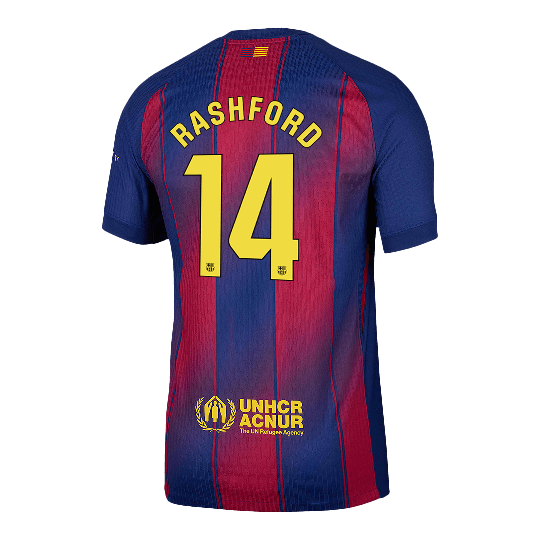 RASHFORD #14 Barcelona Hjemme Herrer Matchdrakt 2025/26