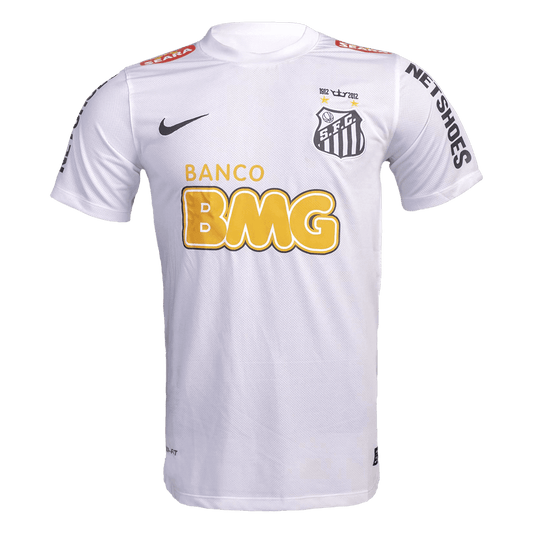 NEYMAR JR #11 Santos FC 2012 Hjemme Retro drakt