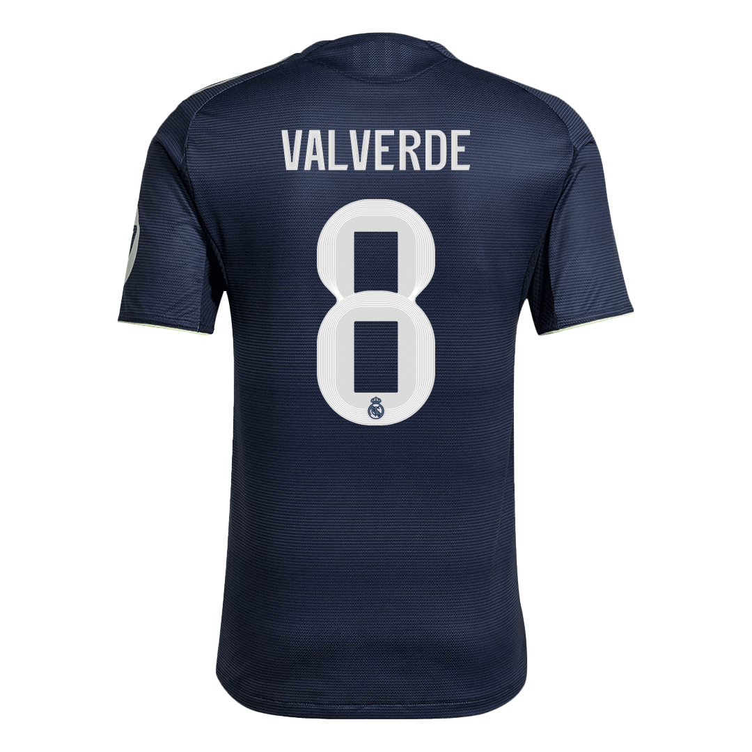 VALVERDE #8 Real Madrid Borte Herrer Matchdrakt 2025/26