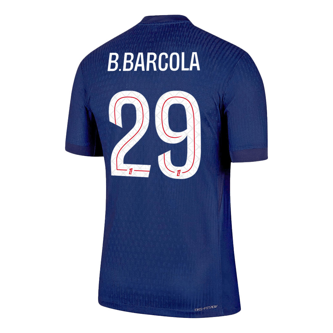 B.BARCOLA #29 PSG Hjemme Herrer Matchdrakt 2025/26