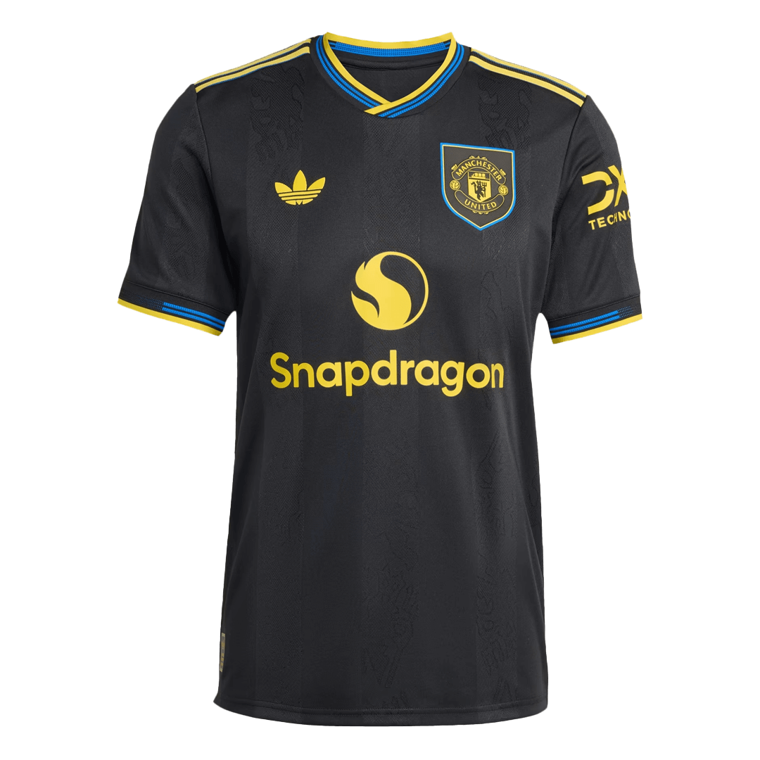 B.FERNANDES #8 Manchester United Tredje Herrer Matchdrakt 2025/26