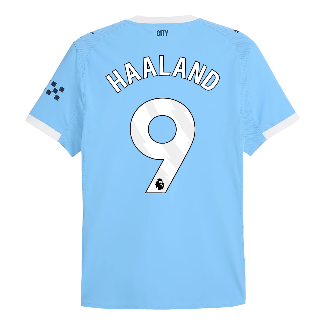 HAALAND #9 Manchester City Hjemme Herrer Matchdrakt 2025/26