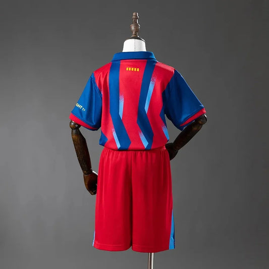 Barcelona Fjerde Barn Drakt + Shorts 2025/26