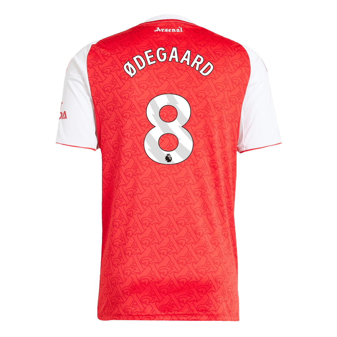ØDEGAARD #8 Arsenal Hjemme Rød Herrer Fan-drakt 2025/26