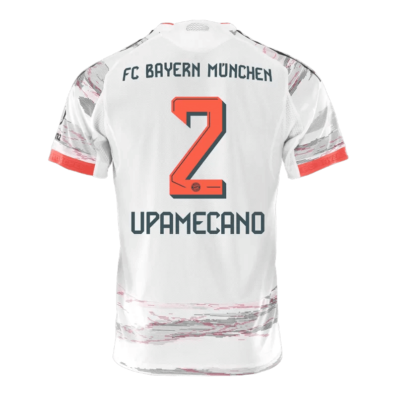 UPAMECANO #2 Bayern Munich Borte Herrer Matchdrakt 2025/26