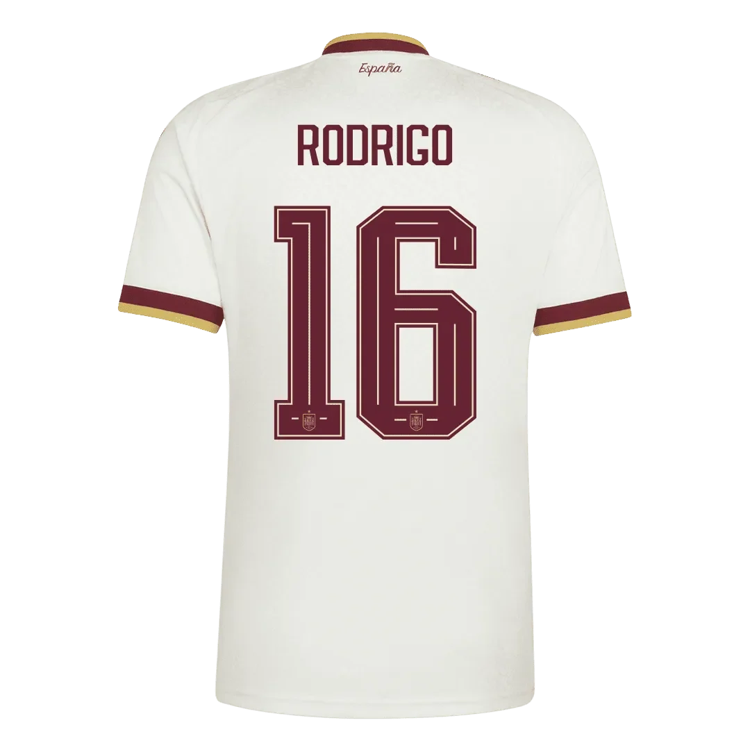 Spania Borte Herrer Matchdrakt RODRIGO #16 – VM 2026 - Vinnertrøye