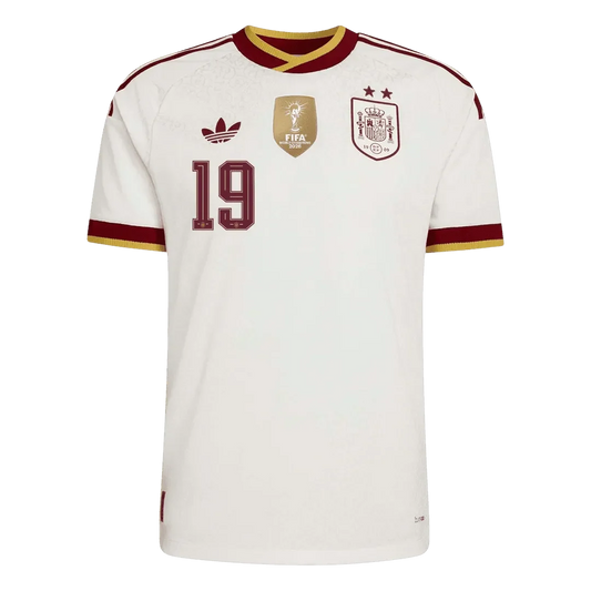 Spania Borte Herrer Fan-drakt LAMINE YAMAL #19 – VM 2026 - Vinnertrøye