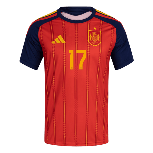 Spania Hjemme Herrer Fan-drakt WILLIAMS JR. #17 – VM 2026