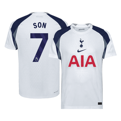 SON #7 Tottenham Hotspur Hjemme Hvit Herrer Matchdrakt 2025/26