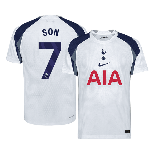 SON #7 Tottenham Hotspur Hjemme Hvit Herrer Matchdrakt 2025/26
