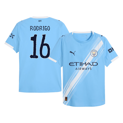 RODRIGO #16 Manchester City Hjemme Herrer Matchdrakt 2025/26 – Klubb-VM