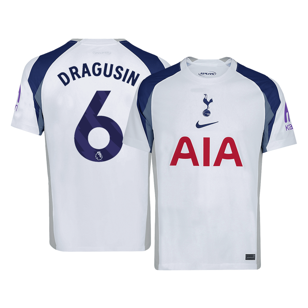 DRAGUSIN #6 Tottenham Hotspur Hjemme Herrer Fan-drakt 2025/26