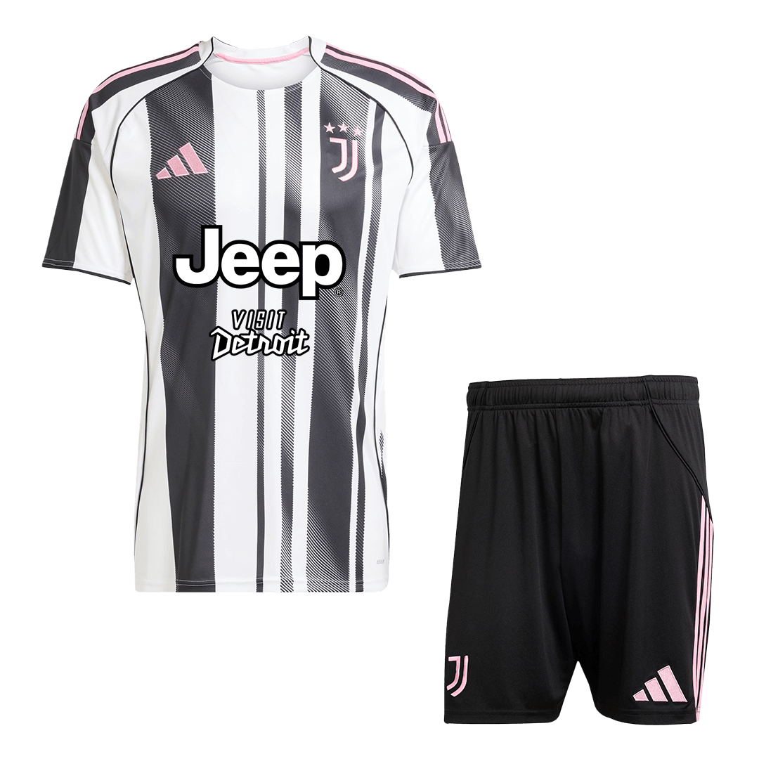 Juventus Hjemme Svart og Hvit Herrer Drakt + Shorts 2025/26