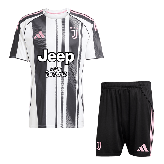 Juventus Hjemme Svart og Hvit Herrer Drakt + Shorts 2025/26