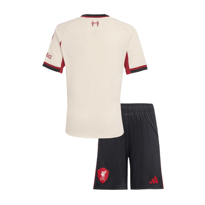 Liverpool Borte Barn Drakt + Shorts 2025/26