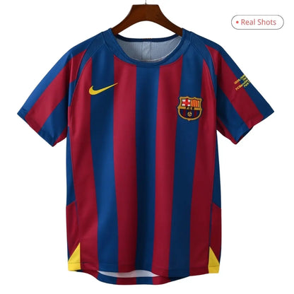 Barcelona 2005/06 Hjemme Retro drakt – UCL