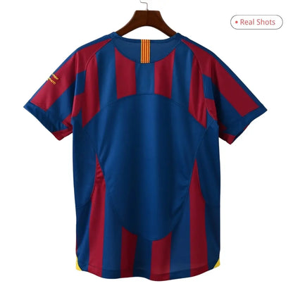 Barcelona Ronaldinho #10 Barcelona 2005/06 Hjemme Retro drakt – UCL-finale