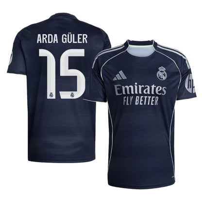 ARDA GÜLER #15 Real Madrid Borte Herrer Fan-drakt 2025/26