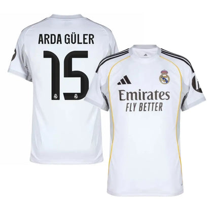 ARDA GÜLER #15 Real Madrid Hjemme Herrer Fan-drakt 2025/26