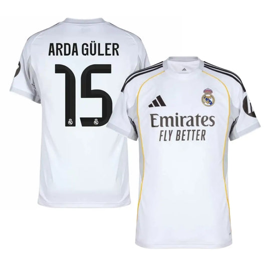 ARDA GÜLER #15 Real Madrid Hjemme Herrer Fan-drakt 2025/26