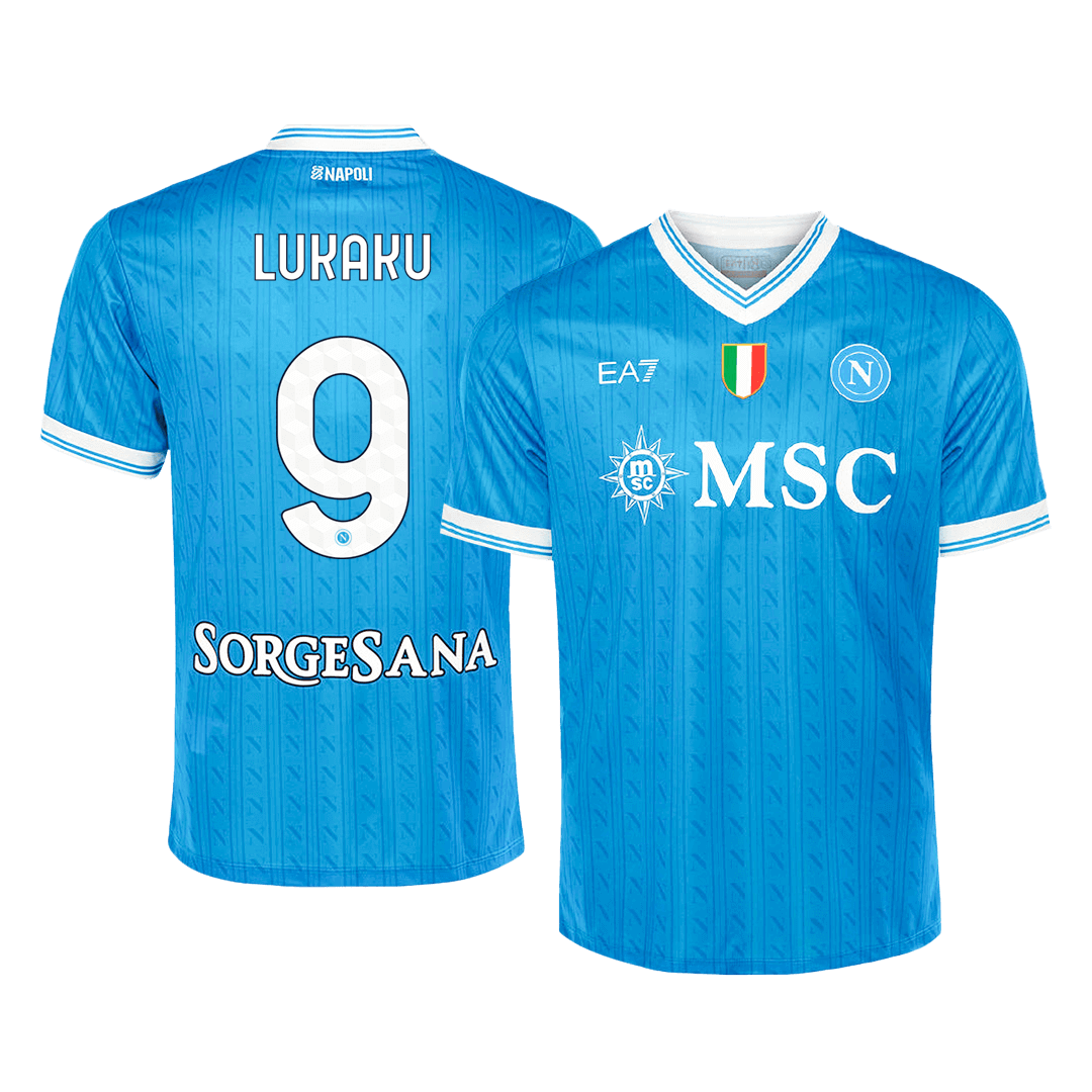 LUKAKU #9 Napoli Hjemme Herrer Fan-drakt 2025/26