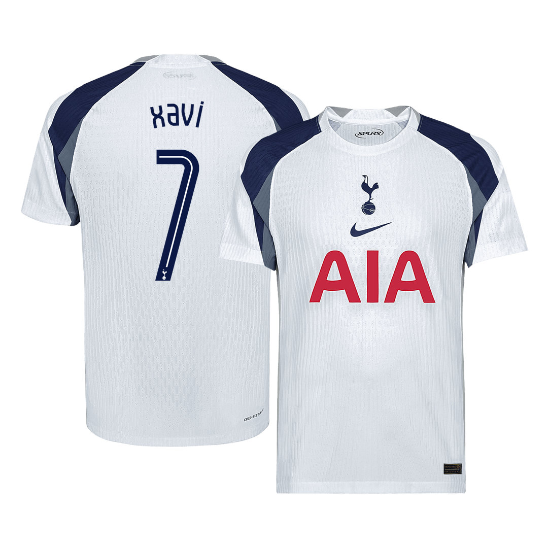 XAVI #7 Tottenham Hotspur Hjemme UCL Herrer Matchdrakt 2025/26