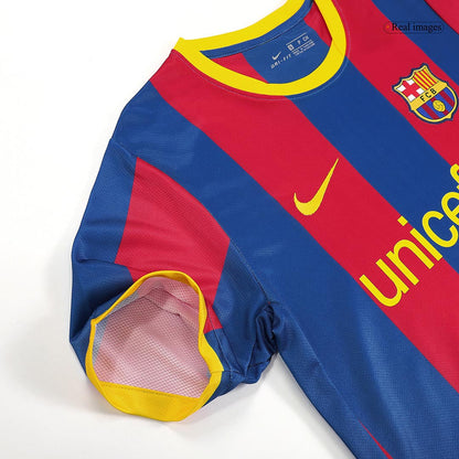 Messi #10 Barcelona 2010/11 Hjemme Retro drakt