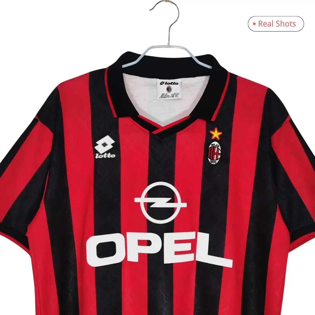 AC Milan 1995/96 Hjemme Retro drakt