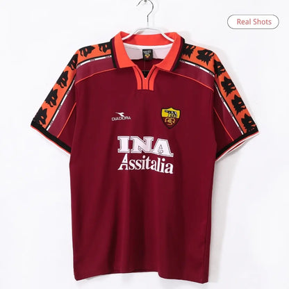 TOTTI #10 Roma 1998/99 Hjemme Retro drakt